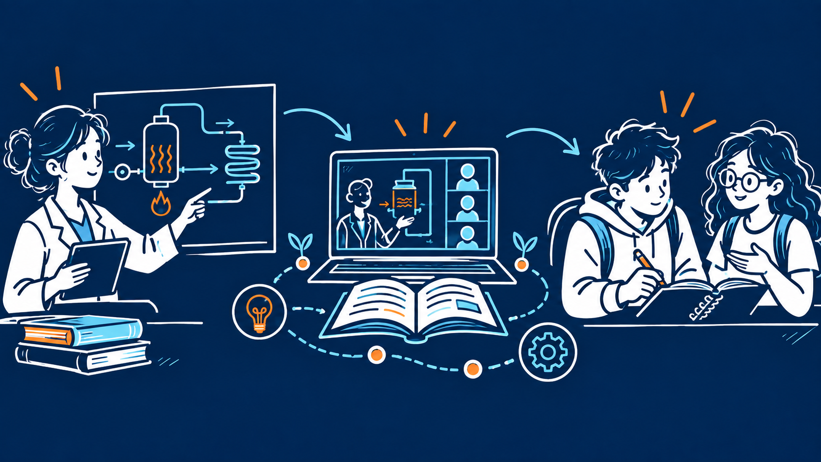 Enseignement de la thermique, ressources numériques et apprentissage collaboratif